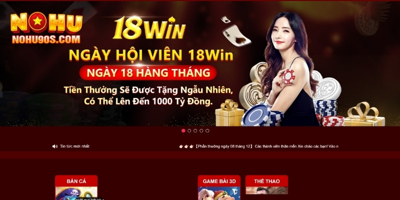 Giới thiệu 18win - Nhà cái số 1 Châu Á
